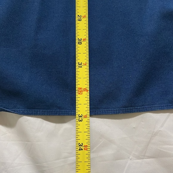 Express 1MX Modern men's button down dress shirt dark navy Size M - Picture 5 of 6